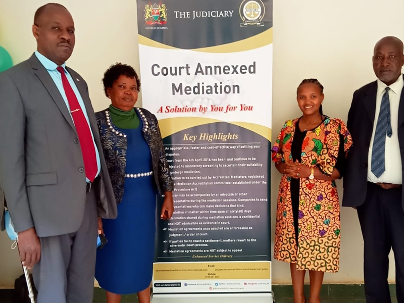 Roll-Out of Court Annexed Mediation in Chuka and Meru Law Courts